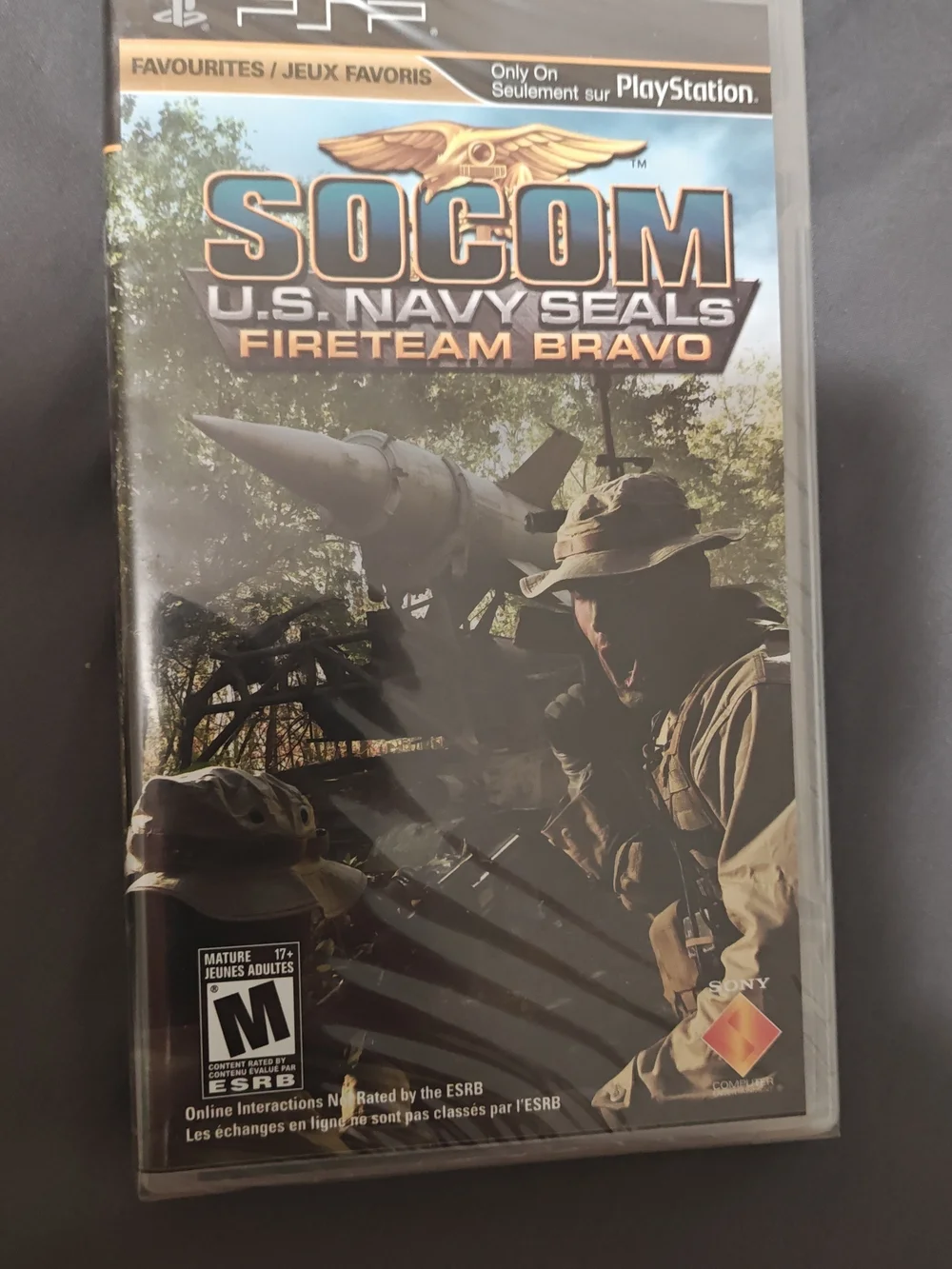 Psp SOCOM U.S. Navy SEALs Fireteam Bravo Game